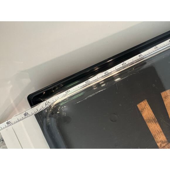 NEW Vtg 1960s COUROC Two Cat MCM Wood Brass Inlay Handcrafted Serving Tray JL - Picture 8 of 11